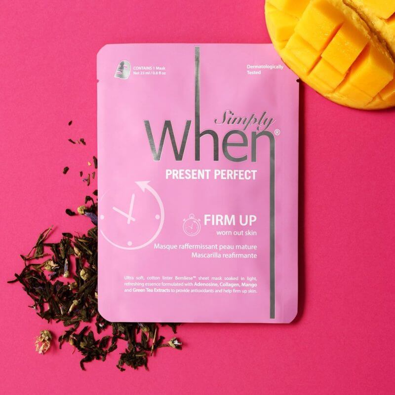Simply When® Perfect stangrinanti itin minkštos medvilnės veido kaukė