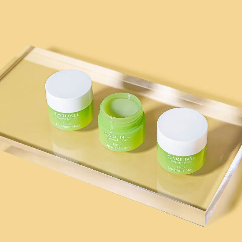 CARENEL Lime Lip Night Mask – naktinė lūpų kaukė, 5 g