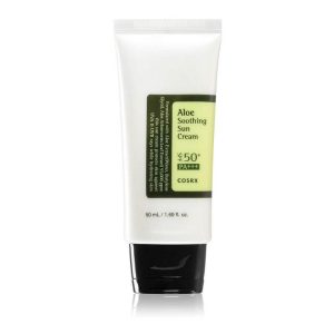 COSRX Aloe Soothing Sun Cream SPF50+/PA+++ – veido kremas nuo saulės su alavijų ekstraktu, 50 ml