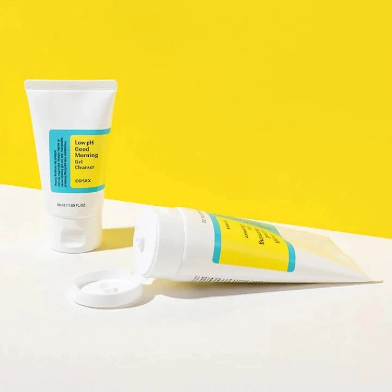 COSRX Low pH Good Morning Gel Cleanser – švelnus veido prausiklis, 50 ml