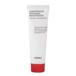 COSRX AC Collection Lightweight Soothing Moisturizer – raminamasis kremas probleminei odai, 80 ml