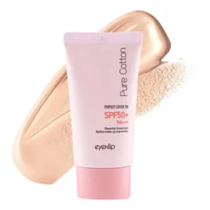 EYENLIP Pure Cotton Perfect Cover BB – BB kremas su SPF50+/PA+++ (Natural Beige), 30 g