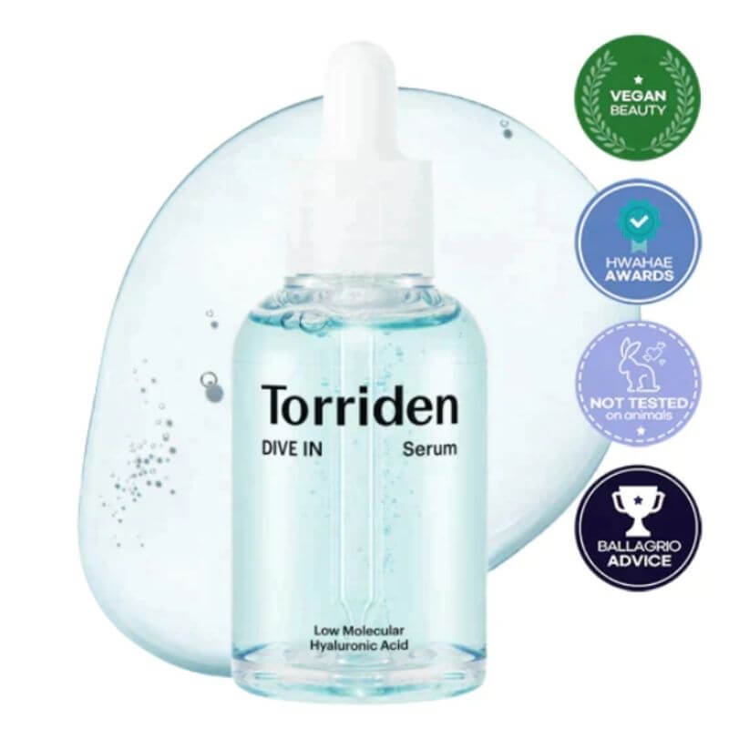 Torriden Dive-In Low Molecule Hyaluronic Acid veido serumas su hialuronu 50ml