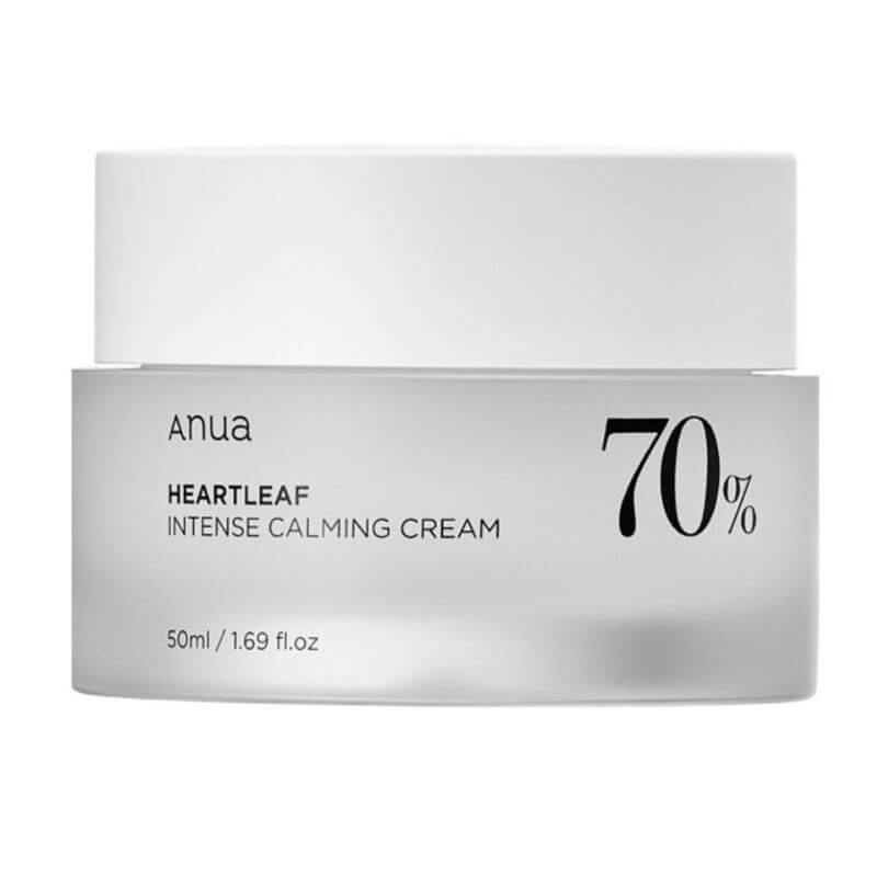 ANUA Heartleaf 70 Intense Calming Cream – veido kremas, 50 ml