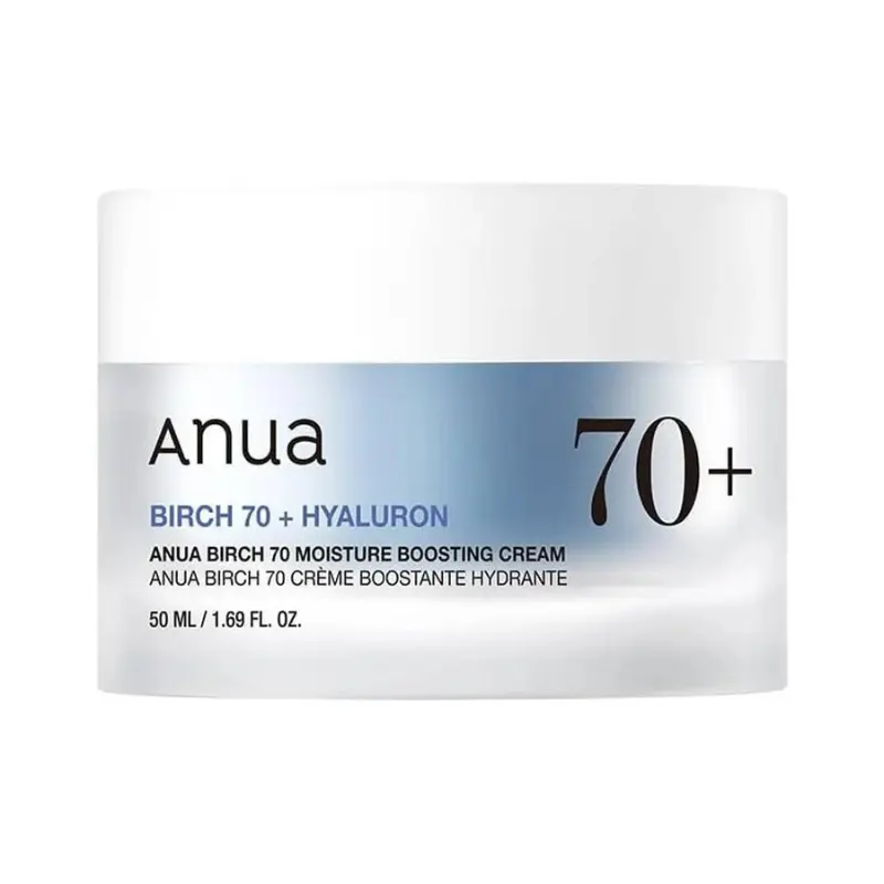 ANUA Birch 70 Moisture Boosting Cream – veido kremas, 50 ml