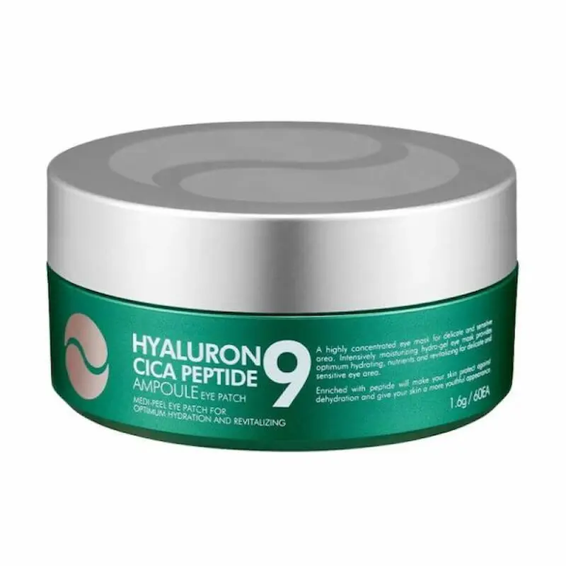 MEDI-PEEL Hyaluron Cica Peptide 9 Ampoule Eye Patch – hidrogelinės paakių kaukės, 60 vnt.