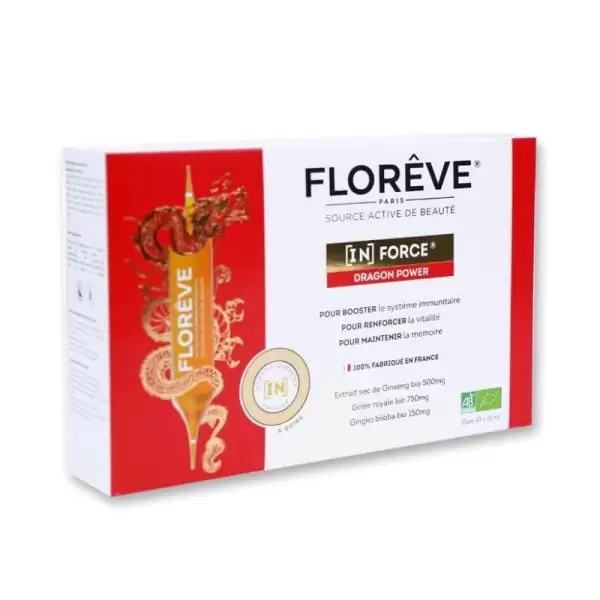 FLOREVE FORCE DRAGON POWER – maisto papildas su ženšeniu