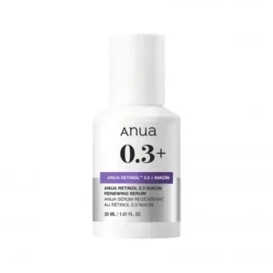 ANUA Retinol 0.3 Niacin Renewing Serum – veido serumas, 30 ml