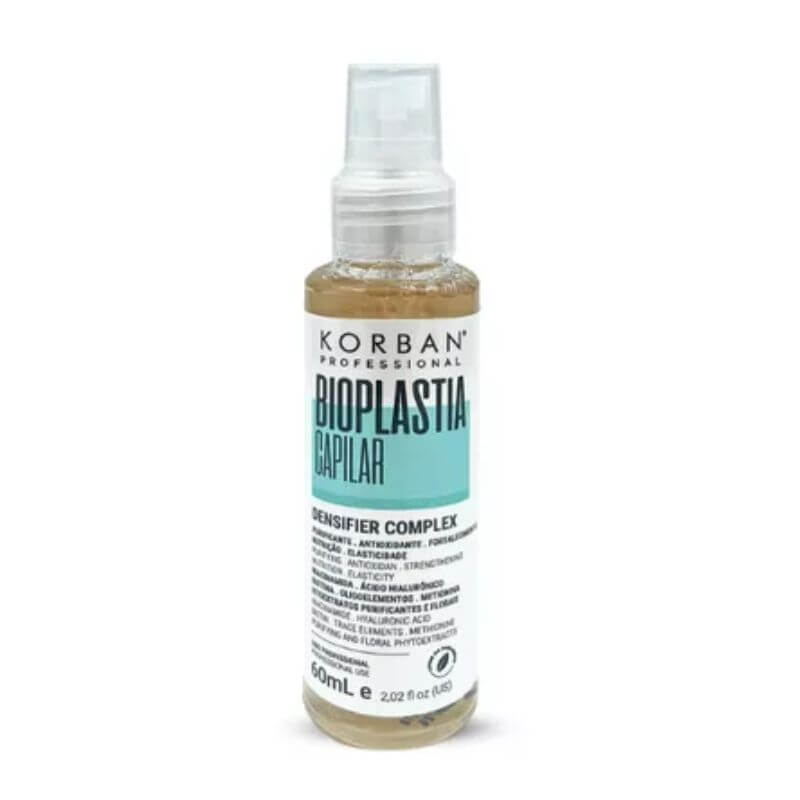 KORBAN Bioplastia Capilar Bio Serum – nenuplaunamas plaukų serumas, 60 ml