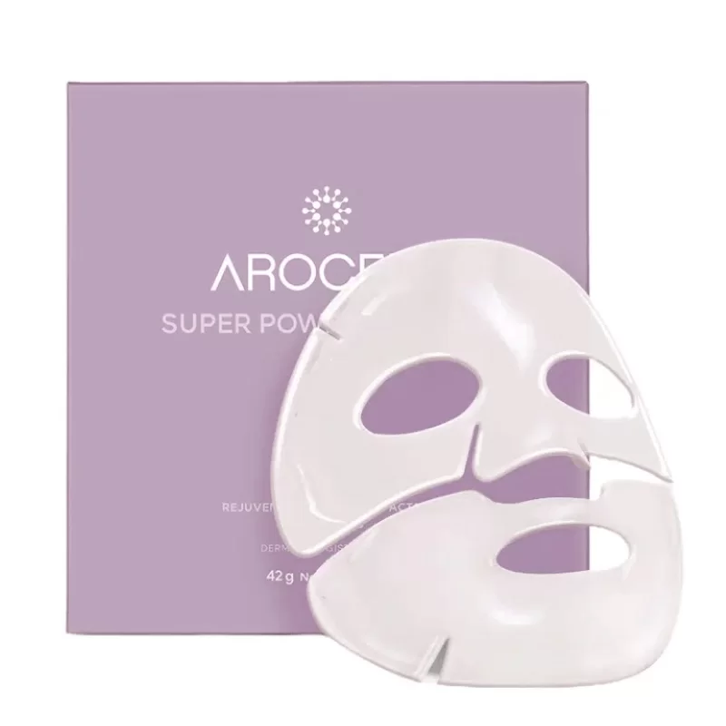 Arocell Super Power Mask EX – drėkinamoji veido kaukė su kolagenu, 42 g