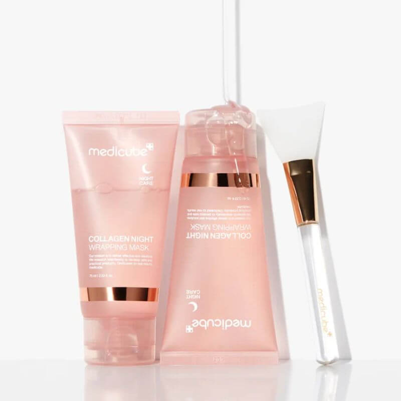 Medicube Collagen Night Wrapping Mask – naktinė kolageno kaukė, 75 ml