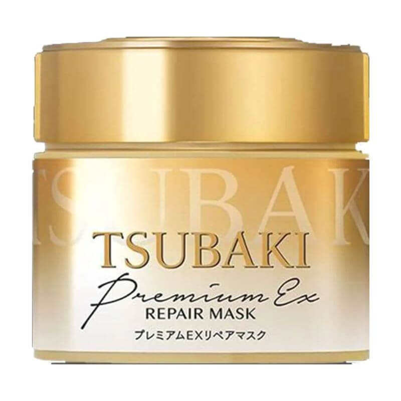 Shiseido Tsubaki Premium EX Repair Mask – plaukų kaukė su kamelijų aliejumi, 180 g
