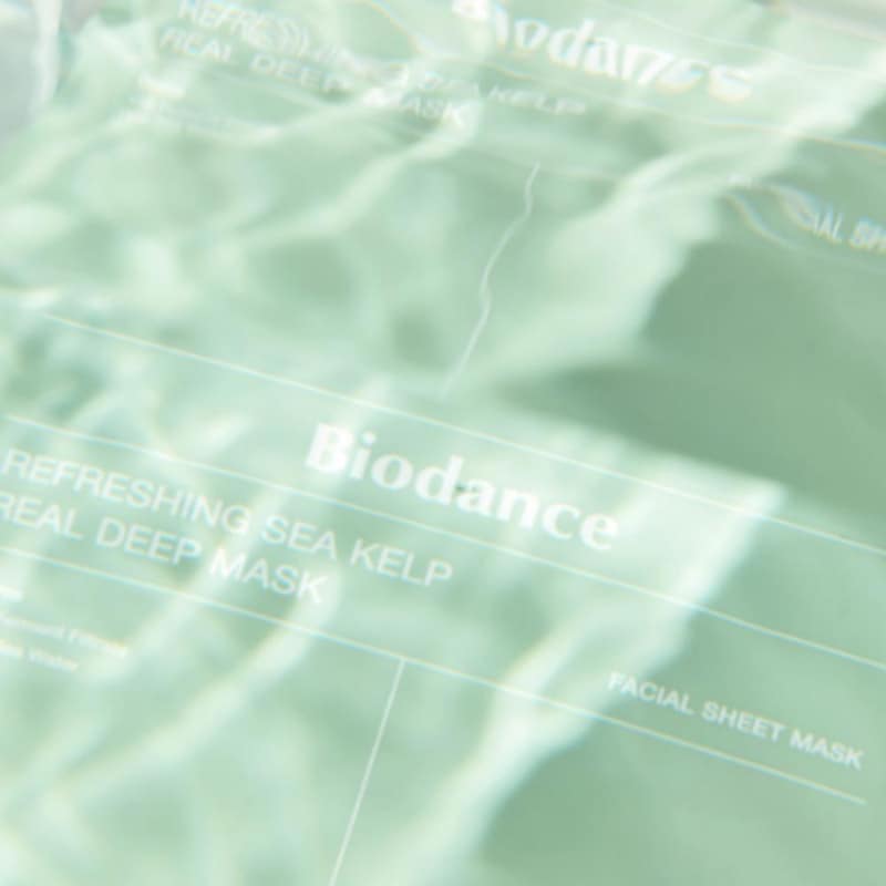 Biodance Refreshing Sea Kelp Real Deep Mask – gaivinanti veido kaukė, 1 vnt.