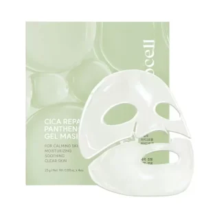 Arocell Cica Repair Panthenol Gel Mask – lakštinių veido kaukių rinkinys, 4 vnt.