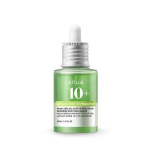 ANUA Azelaic Acid 10 Hyaluron Redness Soothing Serum veido serumas 30ml