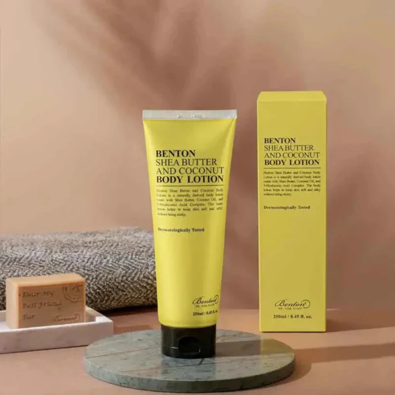 Benton Shea Butter and Coconut Body Lotion – maitinantis kūno losjonas, 250 ml