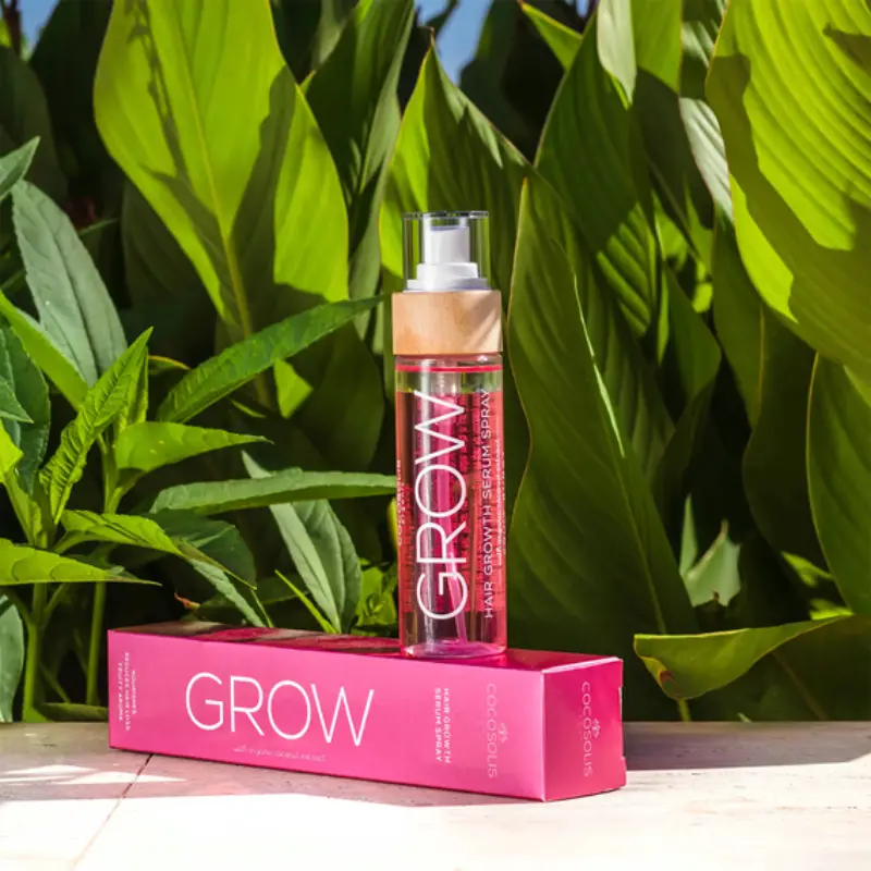 COCOSOLIS GROW Hair Growth Serum Spray – purškiamas serumas nuo plaukų slinkimo, 100 ml