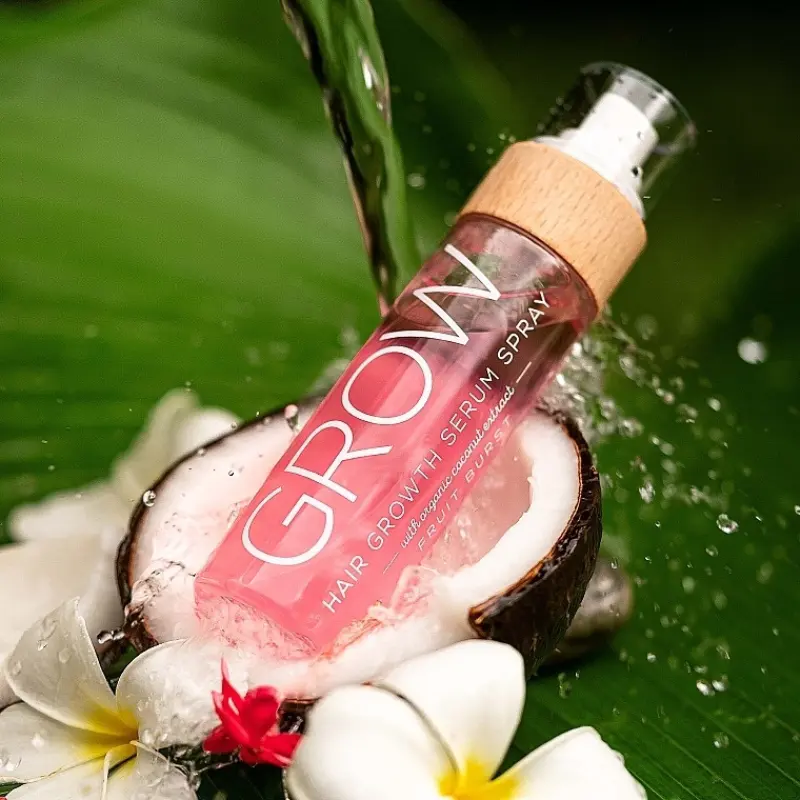 COCOSOLIS GROW Hair Growth Serum Spray – purškiamas serumas nuo plaukų slinkimo, 100 ml