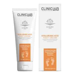 CLINICLAB Hyaluronic Acid Foot Cream – pėdų kremas su hialurono rūgštimi, 100 ml