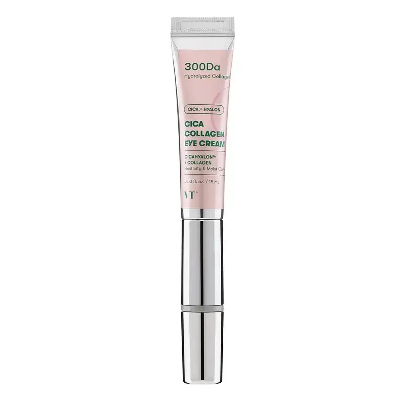 VT COSMETICS Cica Collagen Eye Cream – stangrinantis paakių kremas su kolagenu ir azijine centele, 15 ml