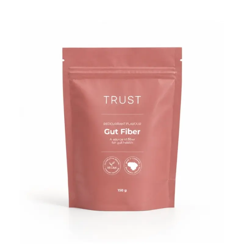 TRUST Gut Fiber Skaidulų mišinys – maisto papildas virškinimui, 150 g